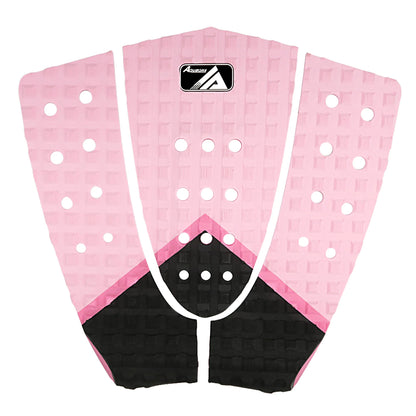 EVA Surfboard Traction Pad - 3-Piece Deck Grip with Tail Kick