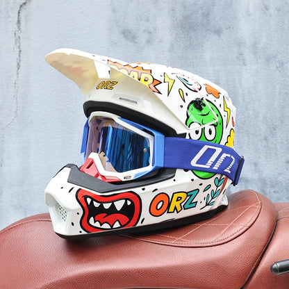 Full-Face Off-Road Motorcycle Helmet - Model 903 - Electric Vehicle Mountain Downhill - All-Season
