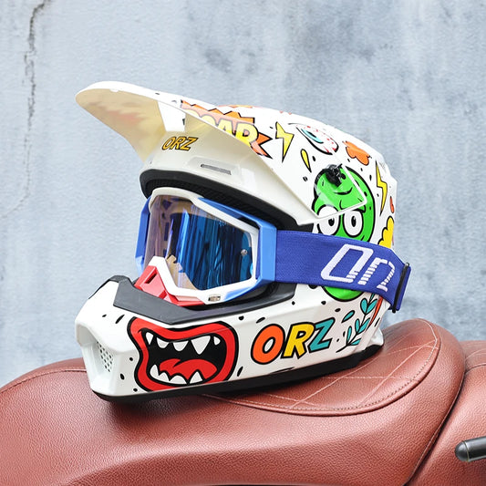 Full-Face Off-Road Motorcycle Helmet - Model 903 - Electric Vehicle Mountain Downhill - All-Season
