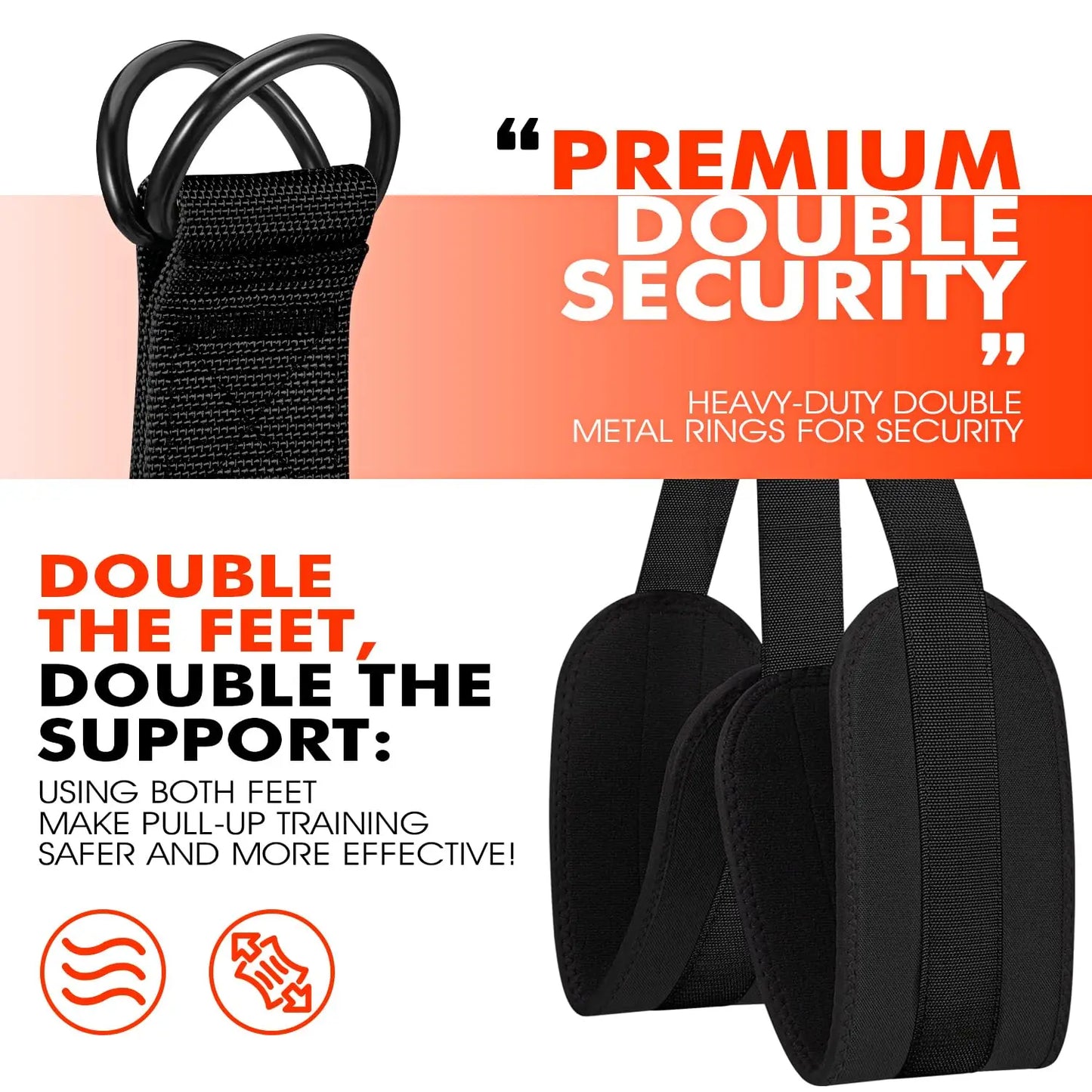 Assisted Pull-Up Resistance Bands - 75-300 lbs Multifunctional Strength Training Belt for High-Intensity Workouts