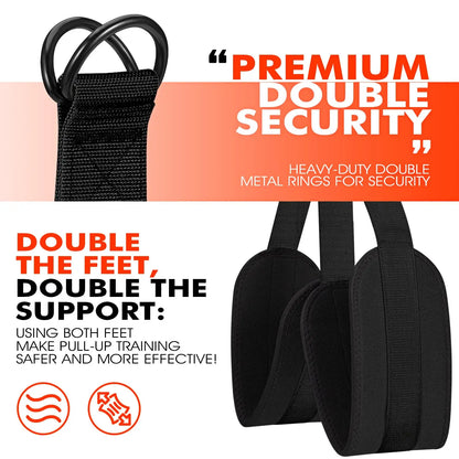 Assisted Pull-Up Resistance Bands - 75-300 lbs Multifunctional Strength Training Belt for High-Intensity Workouts