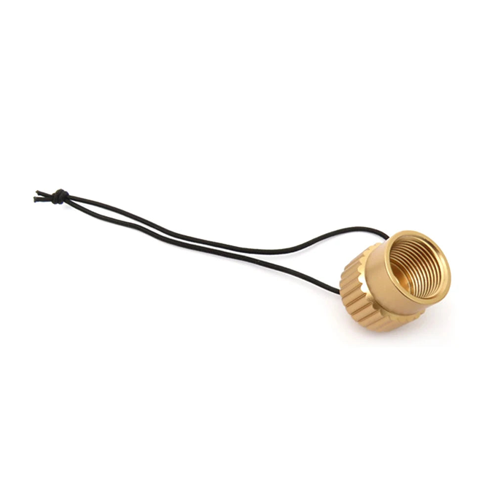 Aluminum DIN Tank Valve Dust Protection Cap - Scuba Diving Threaded Cover Plug with Multicolor Options (1 Piece)