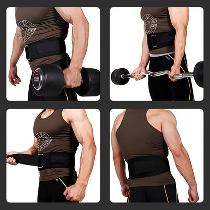 Enhanced Back Support Belt for Women & Men - Relieves Lower Back Pain & Provides All-Around Lumbar Support for Gym & Outdoor Sports