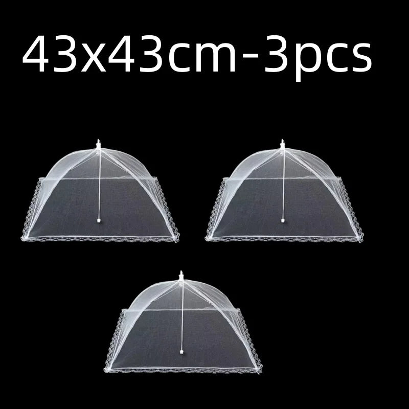 Foldable Mesh Food Cover - Pop-Up Umbrella Style Protector