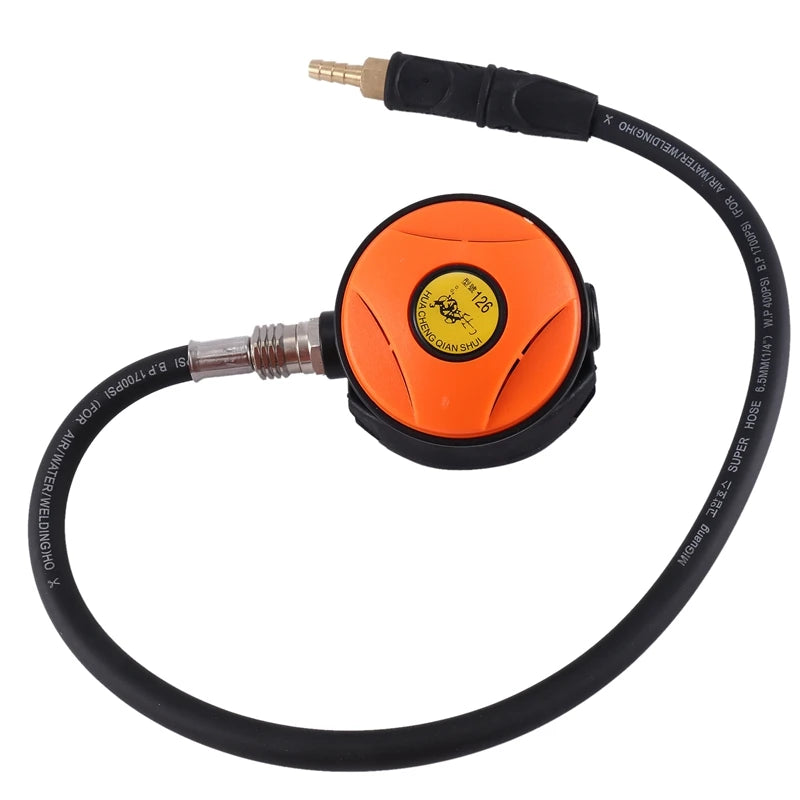 Professional Scuba Diving Regulator with Pressure Reducer - 2nd Stage Dive Equipment for Snorkeling