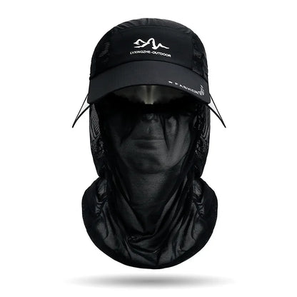 360° Portable Fishing Sun Hat - Detachable Adjustable Outdoor Sun Protection for Cycling & Hiking