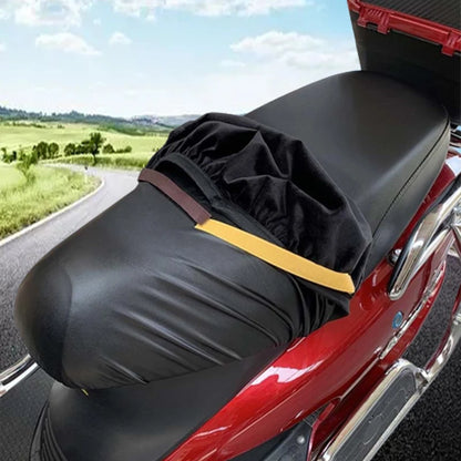 Waterproof PU Leather Motorcycle Seat Cover - Anti-Scratch Cushion Protector for Motor Scooters