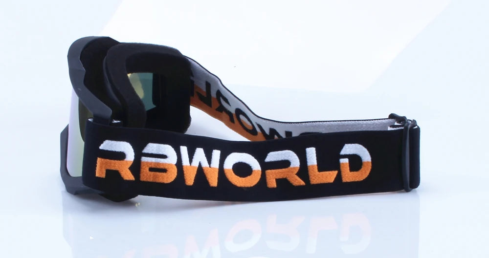 Vintage Motorcycle Goggles – MX Motocross Safety Glasses with Night Vision for Helmet & Driving