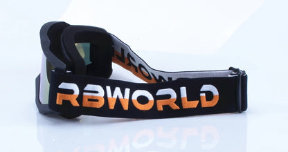 Vintage Motorcycle Goggles – MX Motocross Safety Glasses with Night Vision for Helmet & Driving