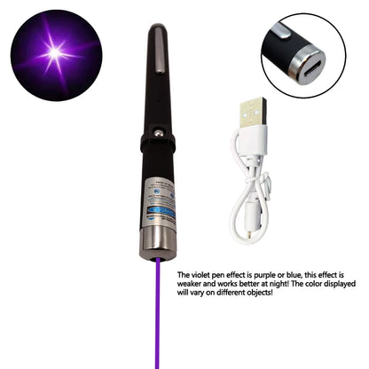 Mini LED Laser Pointer & Pet Training Flashlight - 2-in-1 Interactive Cat Toy & Scratching Entertainment - Perfect Christmas Gift for Pets