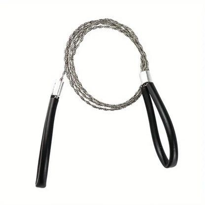 Portable Stainless Steel Wire Saw for Outdoor Camping & Hiking