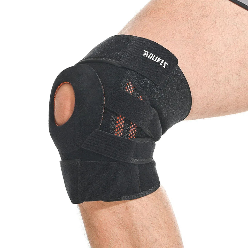 Adjustable Elastic Knee Support Brace - Patella Protection for Basketball, Soccer, Running, Cycling & Fitness (1 Piece)