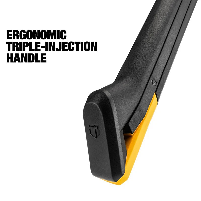 Professional Steel Rip Hammer with Magnetic Nail Starter - Smooth Face Multi-Function Hand Tool (16 oz / 18 oz)