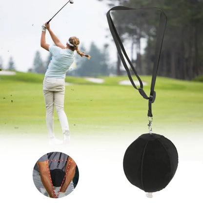 Golf Swing Training Aid - Smart Inflatable PVC Ball for Posture Correction and Swing Mechanics