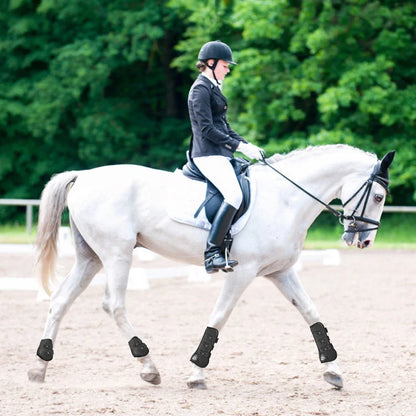 Adjustable Horse Leg Boots (4-Piece Set) - Front & Hind Tendon Protection with PU Shell and Neoprene