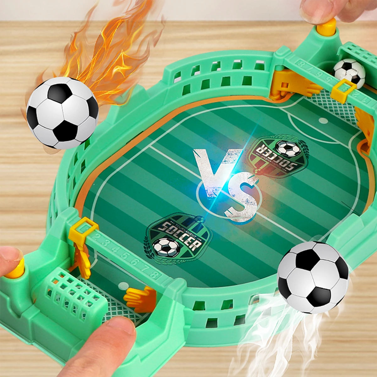 Mini Tabletop Soccer Game - Interactive Desktop Football Competition for Family & Friends