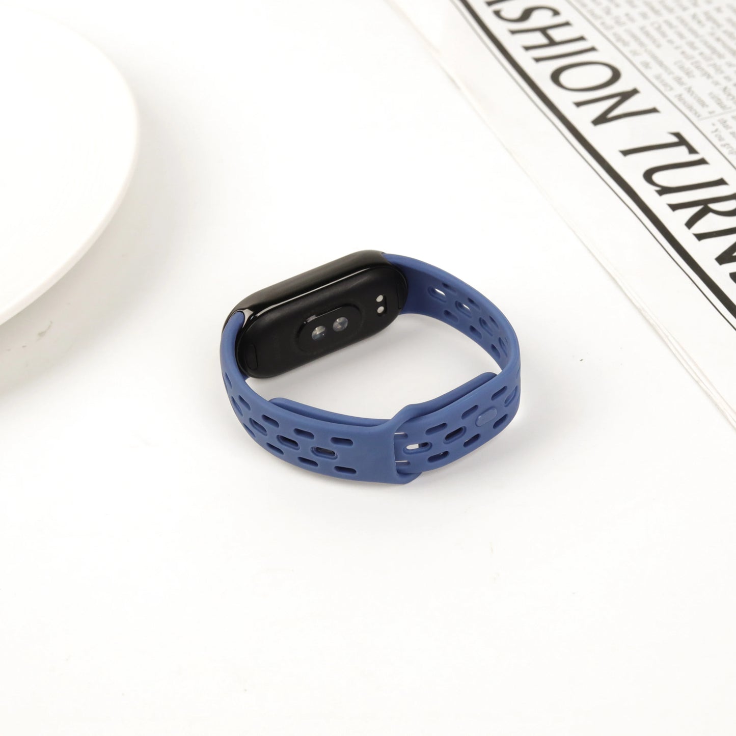 Sport Breathable Silicone Strap for Xiaomi Mi Band 10/9/8 - Replacement Wristband Bracelet Belt Accessory
