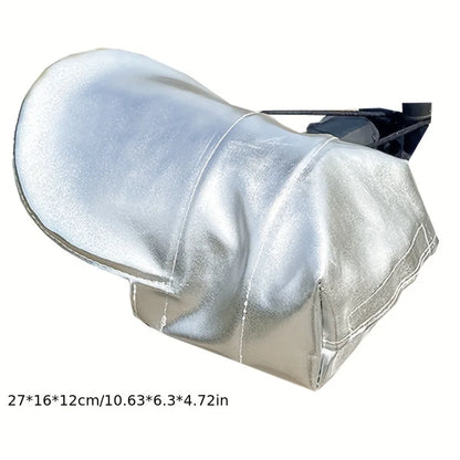 Motorcycle Handlebar Hand Guard Cover - Waterproof Windshield with UV Sun Protection for Electric Bikes and Scooters