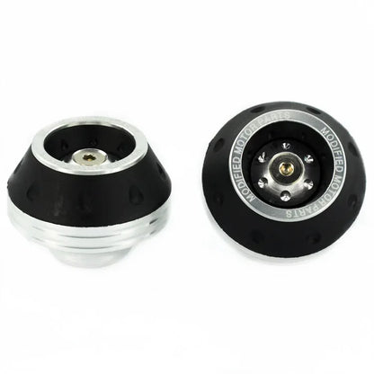 Motorcycle Front Fork Crash Protectors - 2/4Pcs Universal Alloy Wheel Protection Slider Cups for Motocross