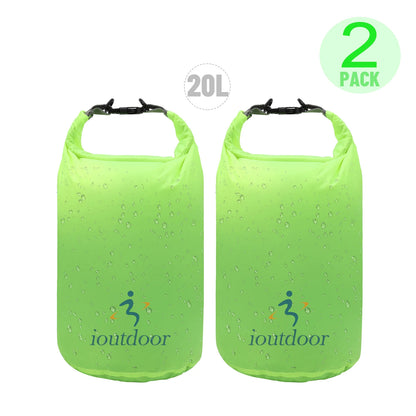 Waterproof Dry Bag 10L - Lightweight Combo Wet/Dry Bag for Kayaking Swimming Fishing Rafting - 210T Polyester