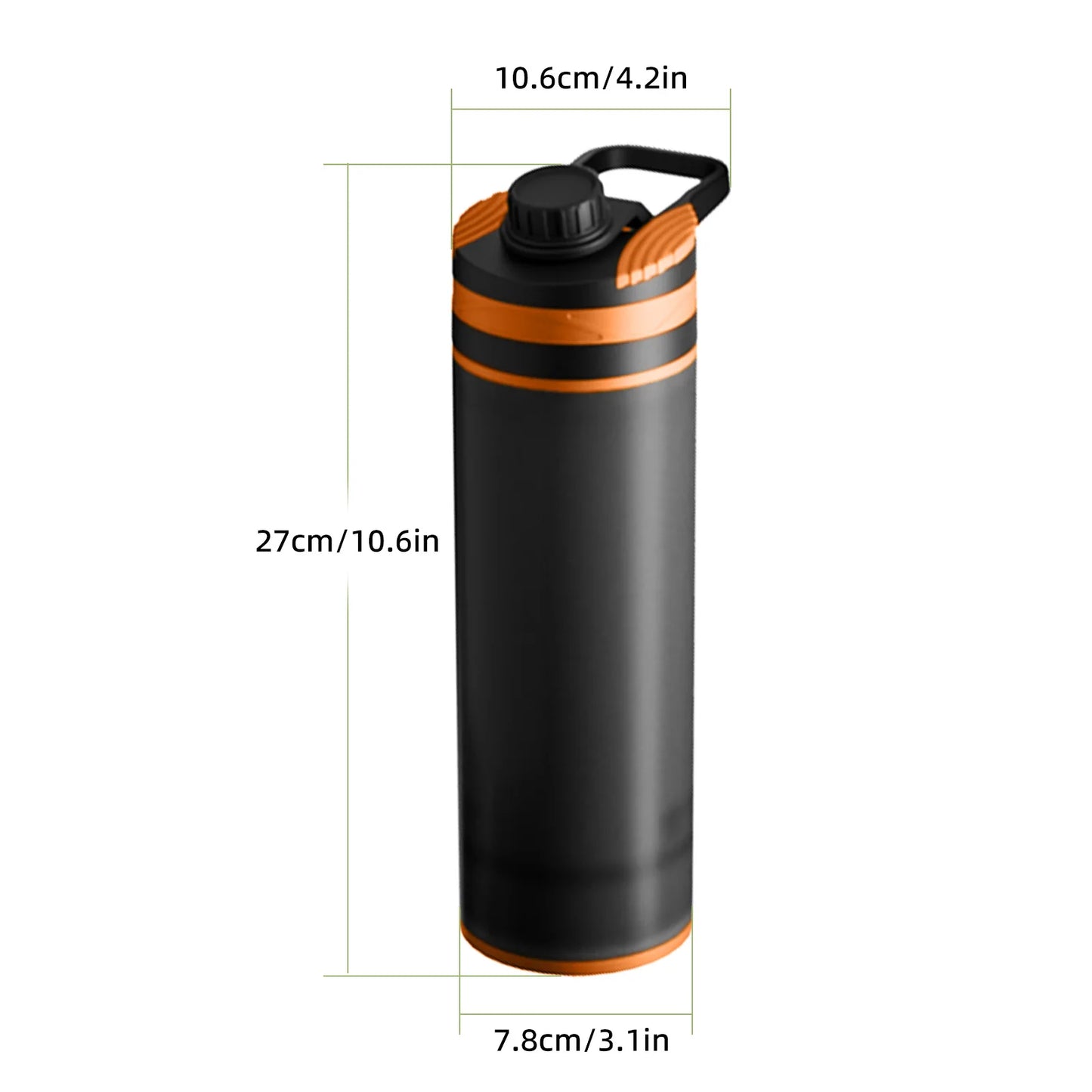 Ultra-Fine Portable Water Filter Bottle - Outdoor Water Purifier for Hiking, Camping & Travel by Clearly Filtered