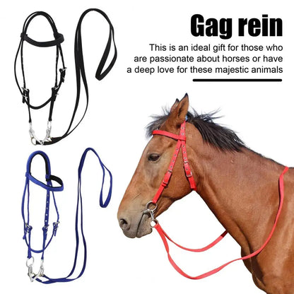 Adjustable Plush Padded Horse Halter - Training Equestrian Accessory with Buckle