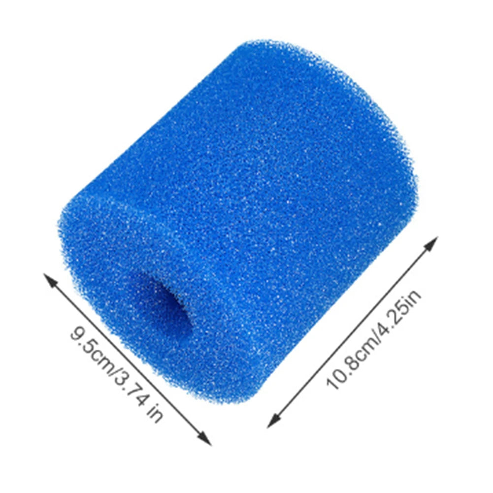 Universal Bio Foam Pool Filter Sponge - Reusable & Easy Clean - Compatible with Type I/II/VI/D Systems - Long-Lasting Swimming Pool Filtration (1 Piece)