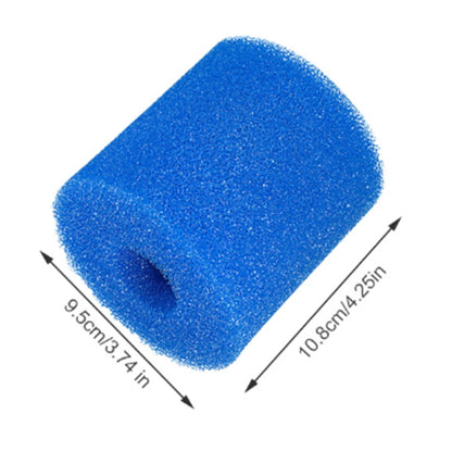 Universal Bio Foam Pool Filter Sponge - Reusable & Easy Clean - Compatible with Type I/II/VI/D Systems - Long-Lasting Swimming Pool Filtration (1 Piece)