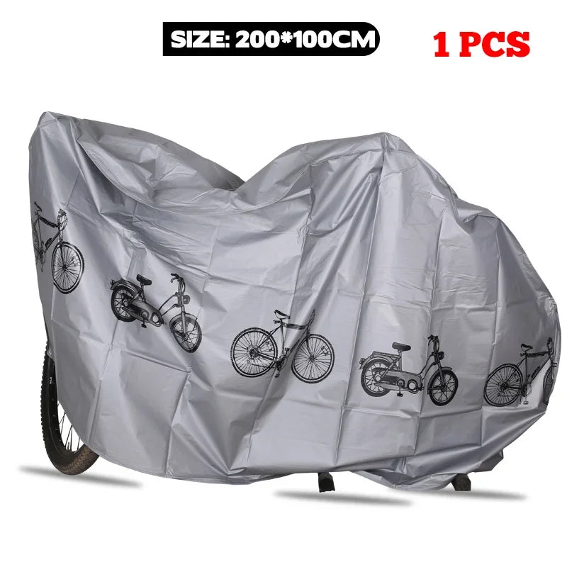 Waterproof Bicycle Cover - All-Weather Protection for Bikes & Motorcycles (200×100cm, UV & Rain Resistant)