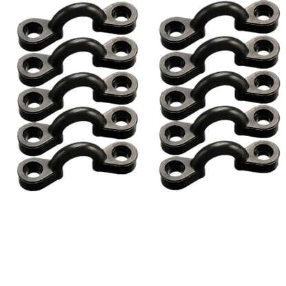 Kayak Rigging Kit - Inflatable Boat Clips Set with Elastic Rope Accessories for Marine Aquatic Sports, Fishing, Rowing and Surfing Deck Equipment