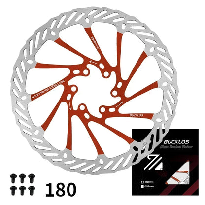 Ultralight Hydraulic Disc Brake Rotor 160/180/203mm - Mountain & Road Bike Compatible with Free Mounting Bolts