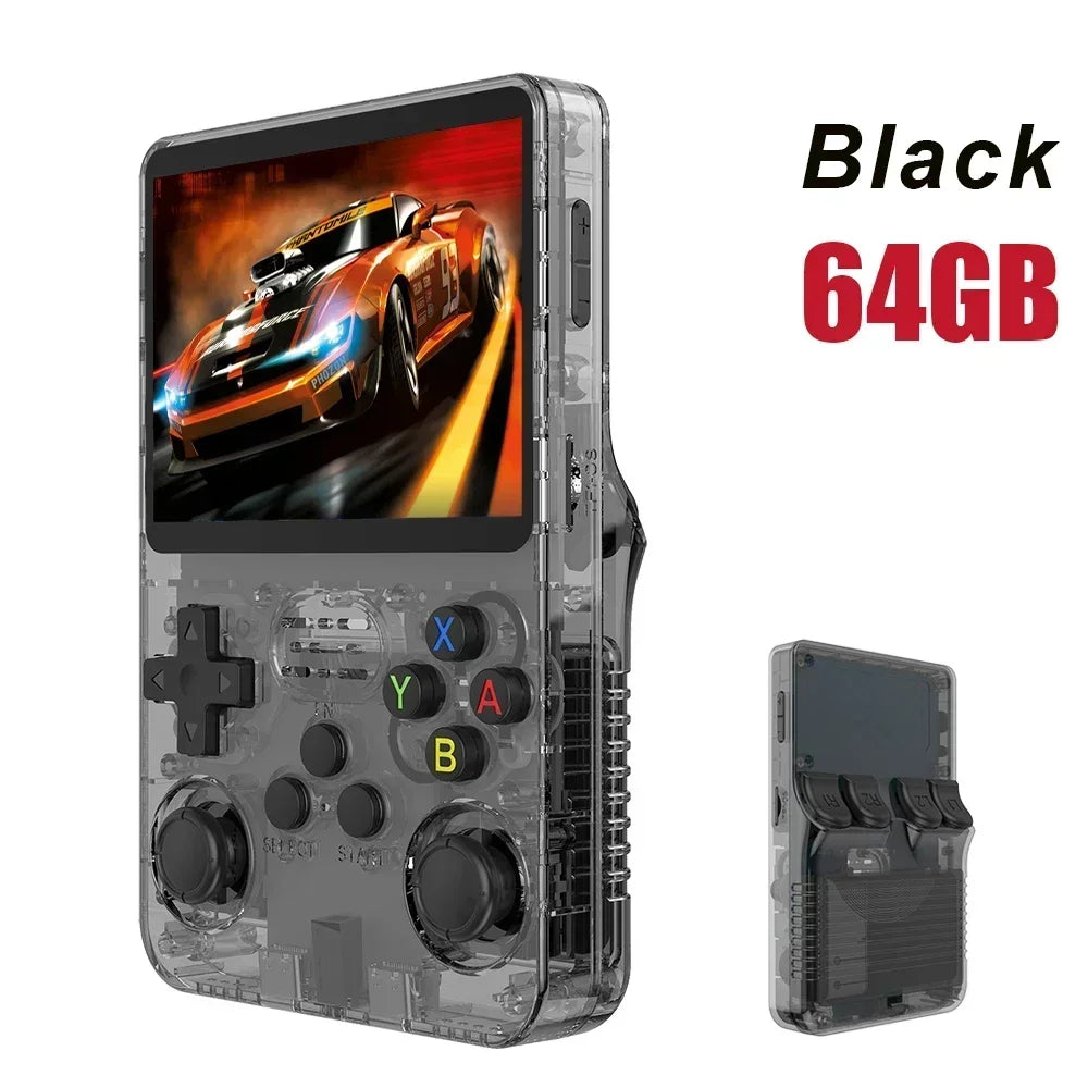 R36S Retro Handheld Game Console - 3.5'' IPS Screen - 64GB/128GB/256GB Storage - ARKOS 2.0 Portable Gaming System