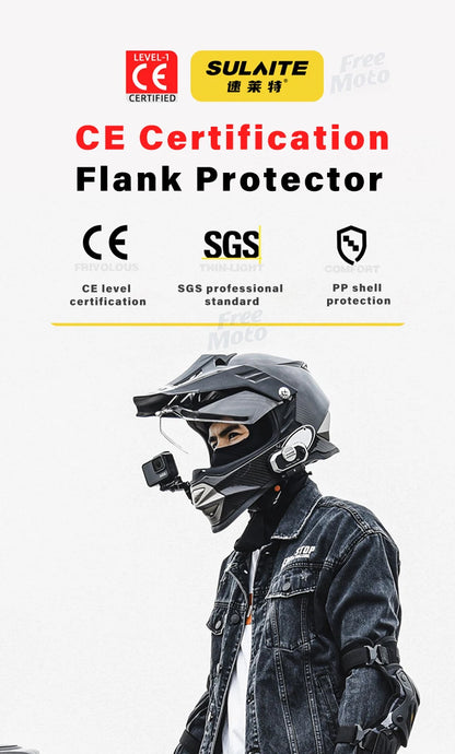 Motorcycle Knee and Elbow Protection Guards - Motocross Off-Road Racing MTB Pads