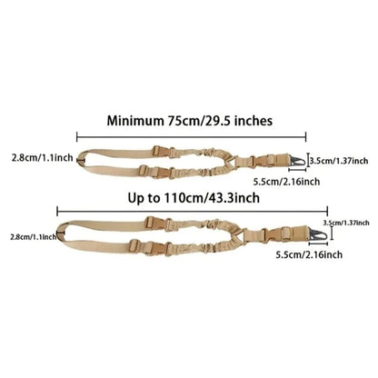 Unisex Camouflage Tactical Single-Point Harness - 2025 Outdoor CS Gun Safety Rope with Diagonal Belt for Hunting Sports