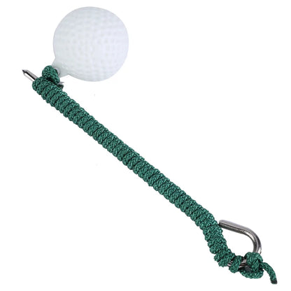 Golf Swing Training Aid - Portable Practice Rope Ball with Airflow Design