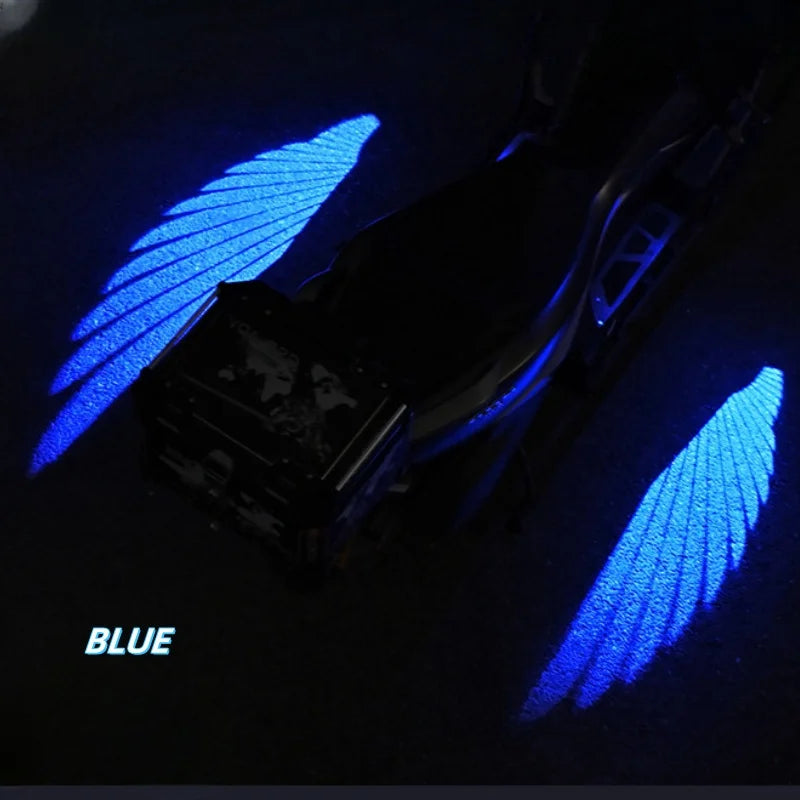 LED Angel Wings Projector Light - Motorcycle & Electric Scooter Decorative Lamp
