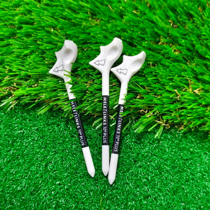 Premium Golf Tees - 10° Diagonal Rhombic Design with Speed Enhancement Technology (Includes Gift Box)
