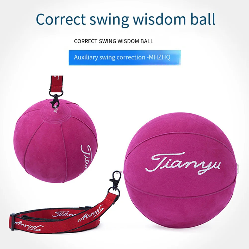 Inflatable Golf Swing Trainer - Portable Smart Ball for Arm Posture Correction and Training