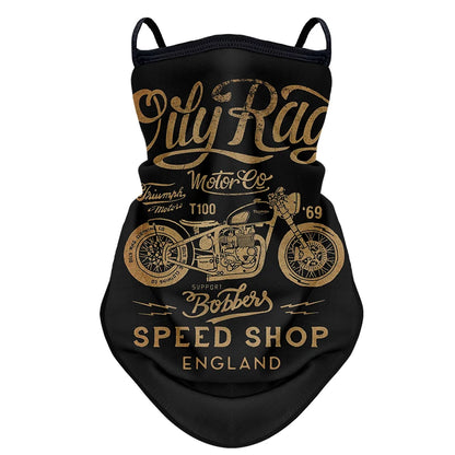 Motorcycle Face Shield - Anti-UV Cycling Headwrap with Neck Cover for Summer Outdoor Sports