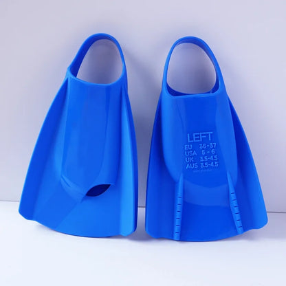 Professional Silicone Short Fins for Swimming & Diving - Training Flippers for Snorkeling & Free Diving