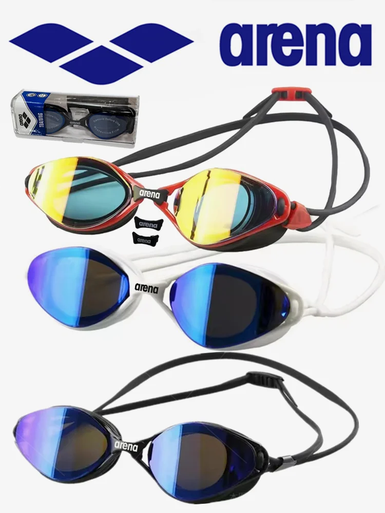 Professional Swimming Goggles with Silicone Cap - Waterproof Anti-Fog HD Vision