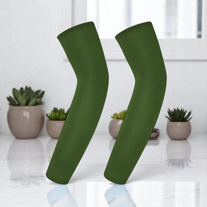 Children's Ice Silk Cooling Arm Sleeves - Quick-Dry UV Protection Cycling Arm Guards for Girls Outdoor Sports (1 Pair)