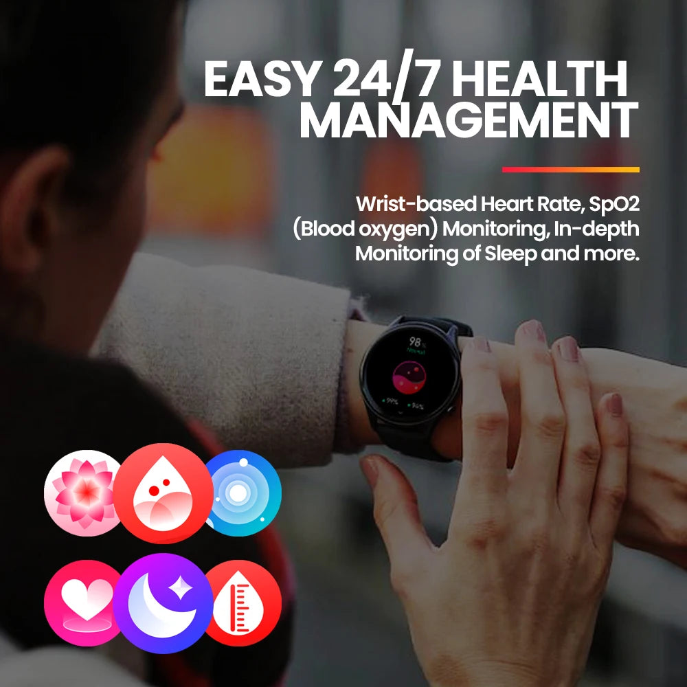 Zeblaze Btalk 3 Plus Smart Watch - 1.39'' HD Display with Voice Calling & Fitness Tracking for Men & Women