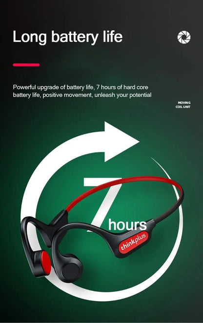 Bone Conduction Wireless Earbuds - TWS Bluetooth Sports Headset for Running & Cycling