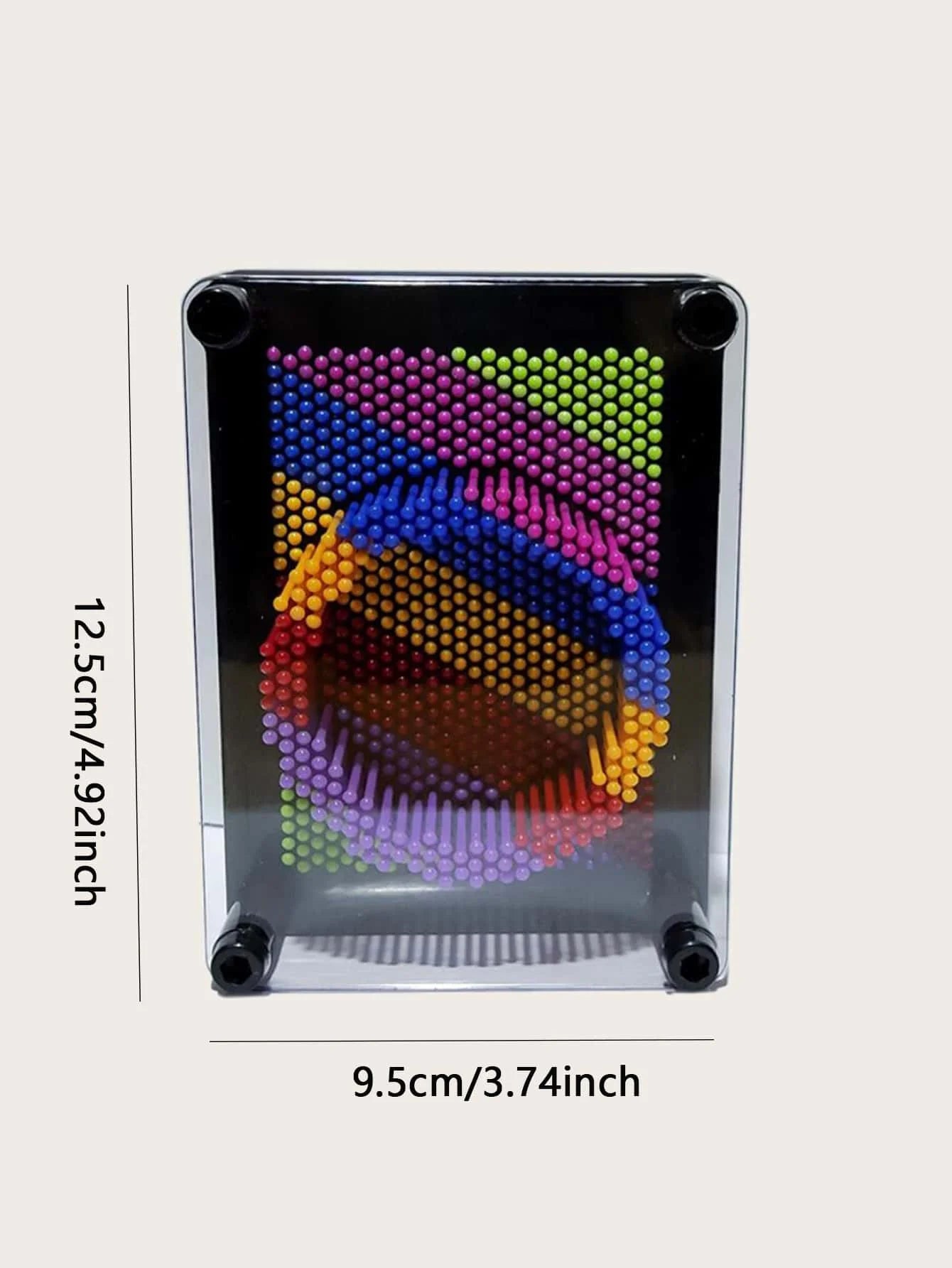 3D Pin Art Sculpture Board - Hand Clone Compression Toy for Kids - Creative Screen Insertion Pin Model for Painting and Illustration