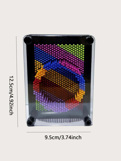 3D Pin Art Sculpture Board - Hand Clone Compression Toy for Kids - Creative Screen Insertion Pin Model for Painting and Illustration