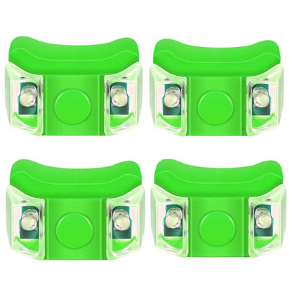 Marine LED Navigation Light Set - 4-Piece Waterproof Boat Lights for Kayak, Sailboat, Pontoon & Cargo Ships - Night Fishing Safety Lights with AG10 Battery