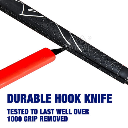 Golf Re-Gripping Hook Knife - Retractable Carbon Steel Blade Tool for Club Grip Replacement