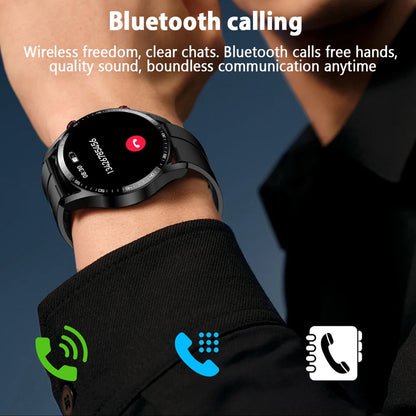 1.53" Full Touch Screen Smart Watch - Multi-Sport Mode with ECG+PPG, Waterproof & Bluetooth Call