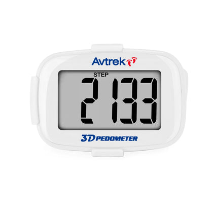 Avtrek Mini 3D Pedometer – Portable Pocket Step Counter & Digital Clock for Running, Walking & Outdoor Fitness
